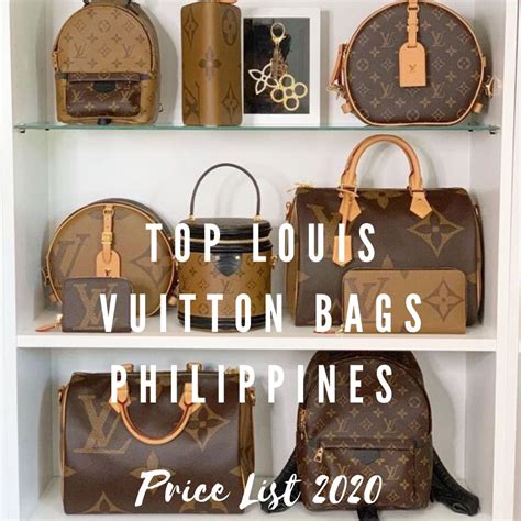 lv philippines price list|louis vuitton purses philippines.